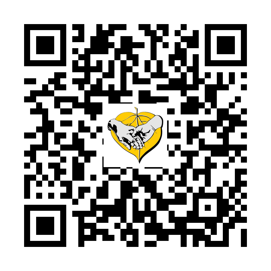 QR kód, který vede na darovací stránku Kvalitní podzim života na Darujme.cz