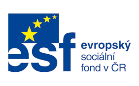 Logo přispěvatele - Evropský sociální fond ČR